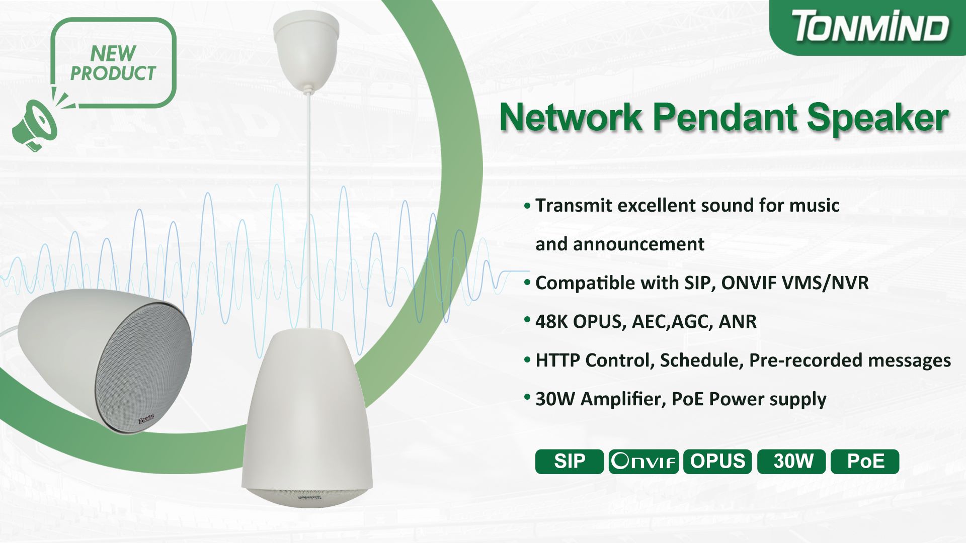 Presentazione dell'ultimo altoparlante a sospensione di Tonmind di Tonmind: combinazione di stile e qualità audio